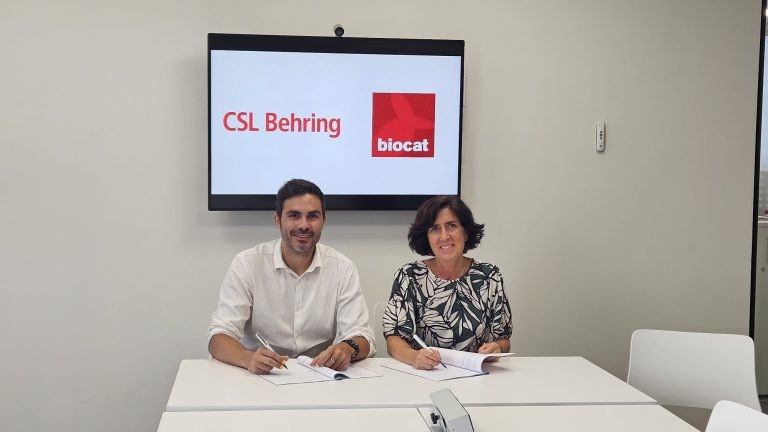CSL Behring firma un acuerdo con Biocat para incorporarse al Hub de Terapias Avanzadas de Cataluña