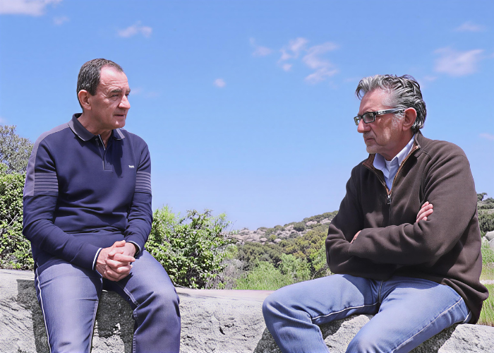 Óscar Gutiérrez y el Dr. Abelardo Bárez